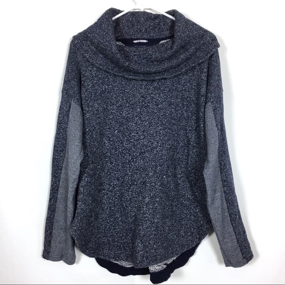 Tommy Hilfiger Sweaters - Tommy Hilfiger Athluxe Cowl Neck Blue Sweater